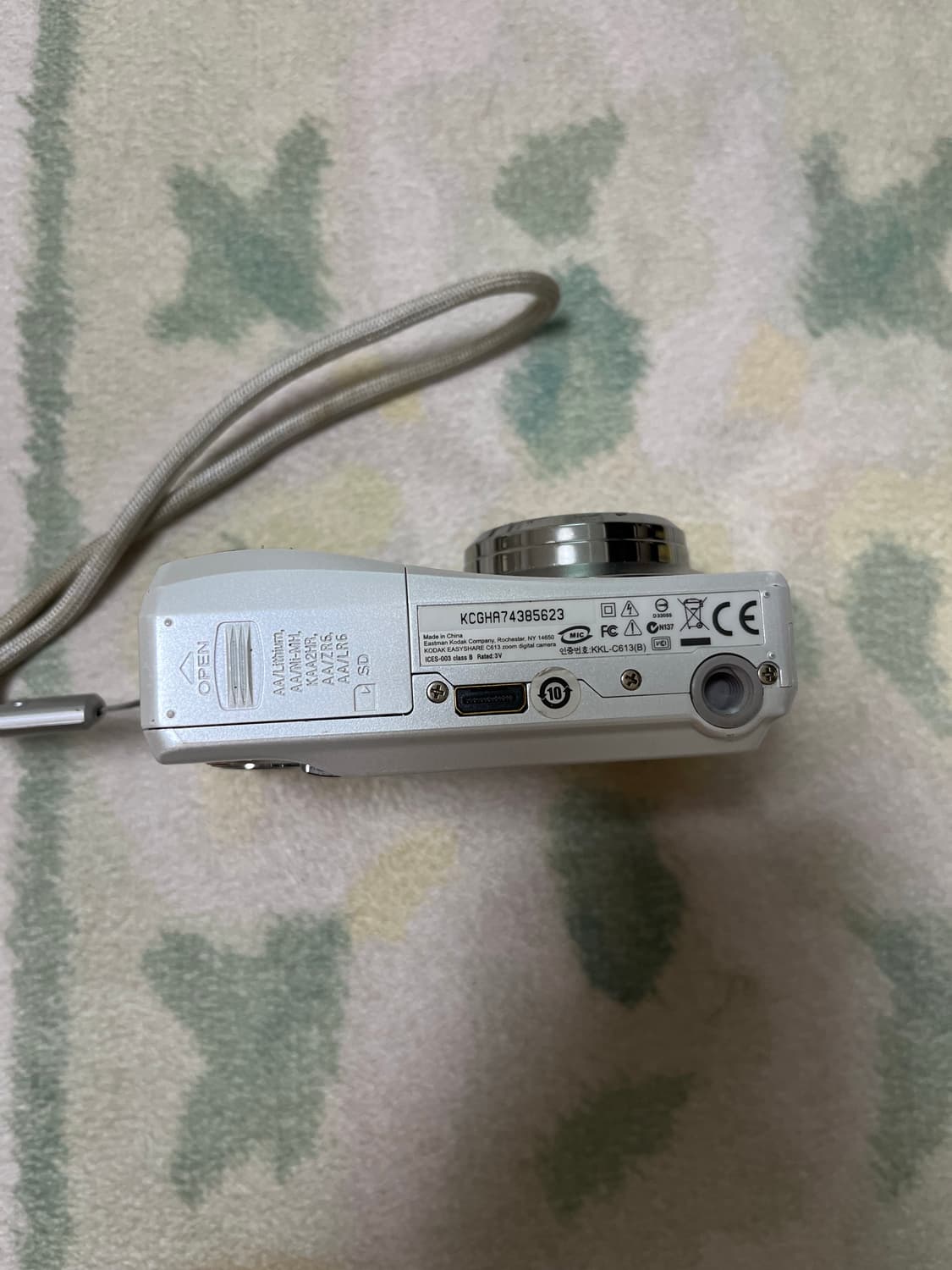 코닥 c613 펄 화이트 빈티지 디카 카메라 상품이미지5