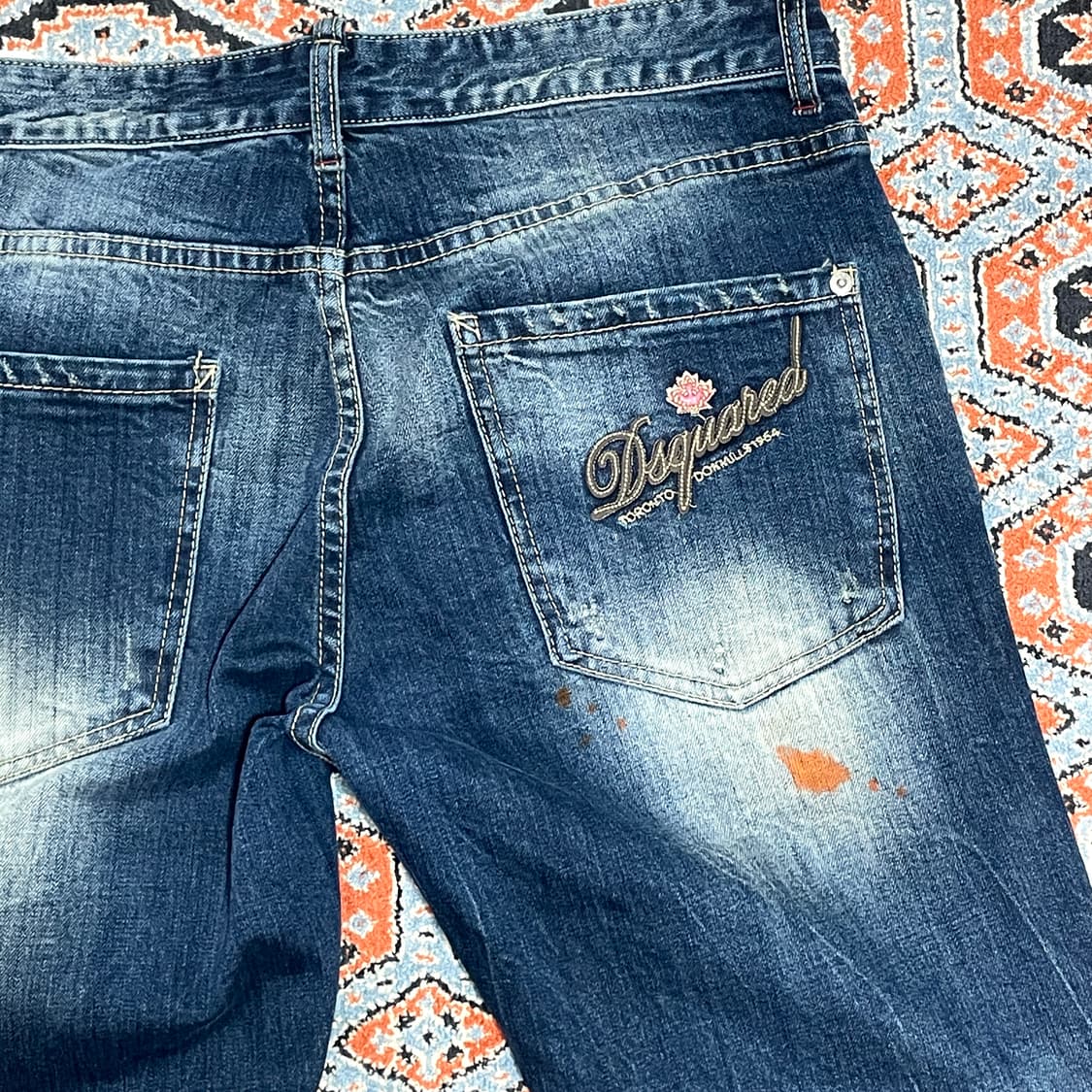 디스퀘어드2 중청 데님 팬츠 남성48 상품이미지7