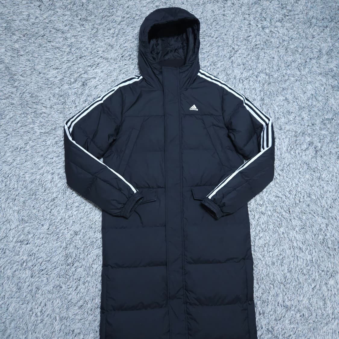 아디다스) M 남자 오리털롱패딩 3선롱파카 / 왕눈이샵 상품이미지1