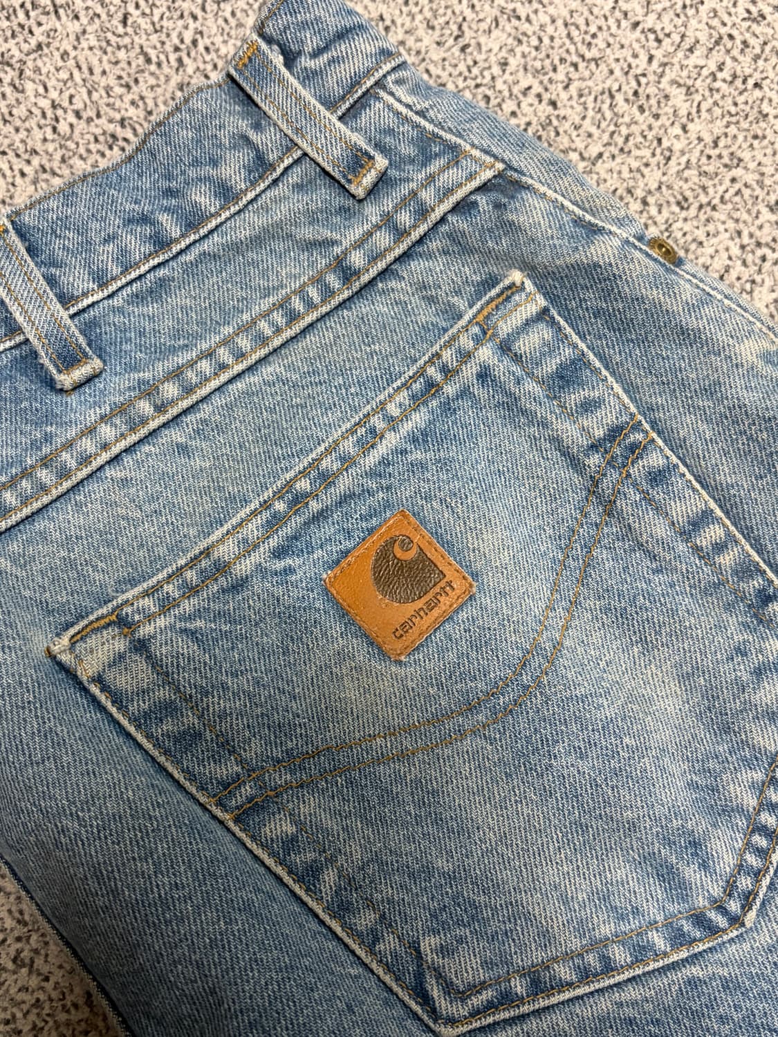 칼하트 빈티지 워싱 데님 팬츠 상품이미지4