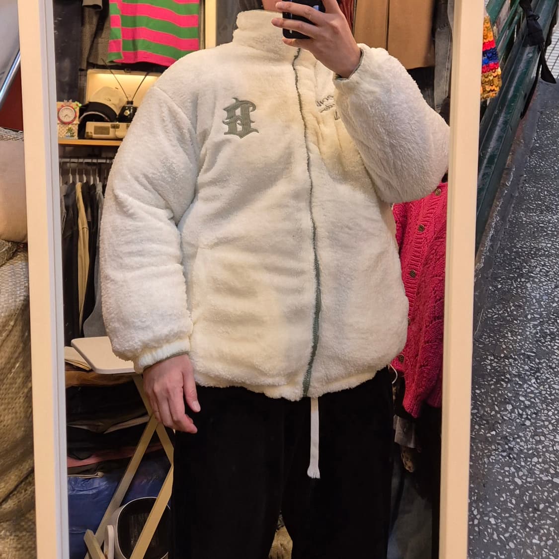 FREE(착샷잇음) 코듀로이&후리스 리버시블 점퍼  상품이미지7