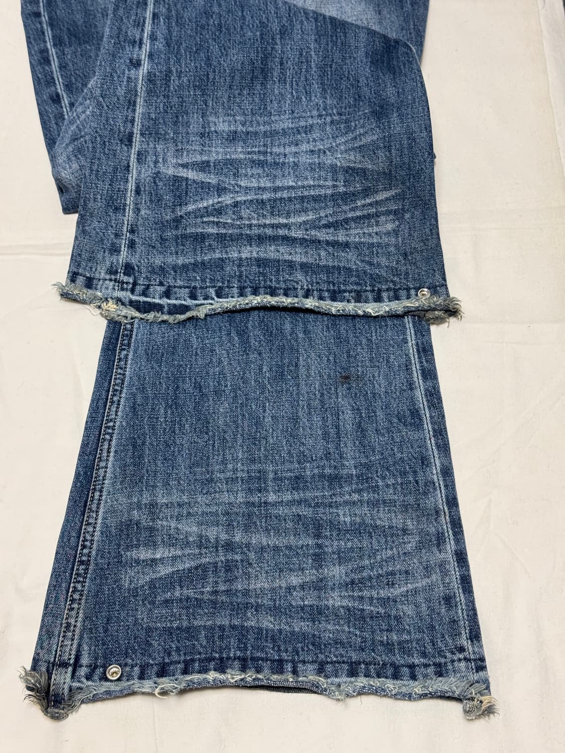 로어링라드 / 플레어 워시드 데님팬츠 (블루) / L 상품이미지7