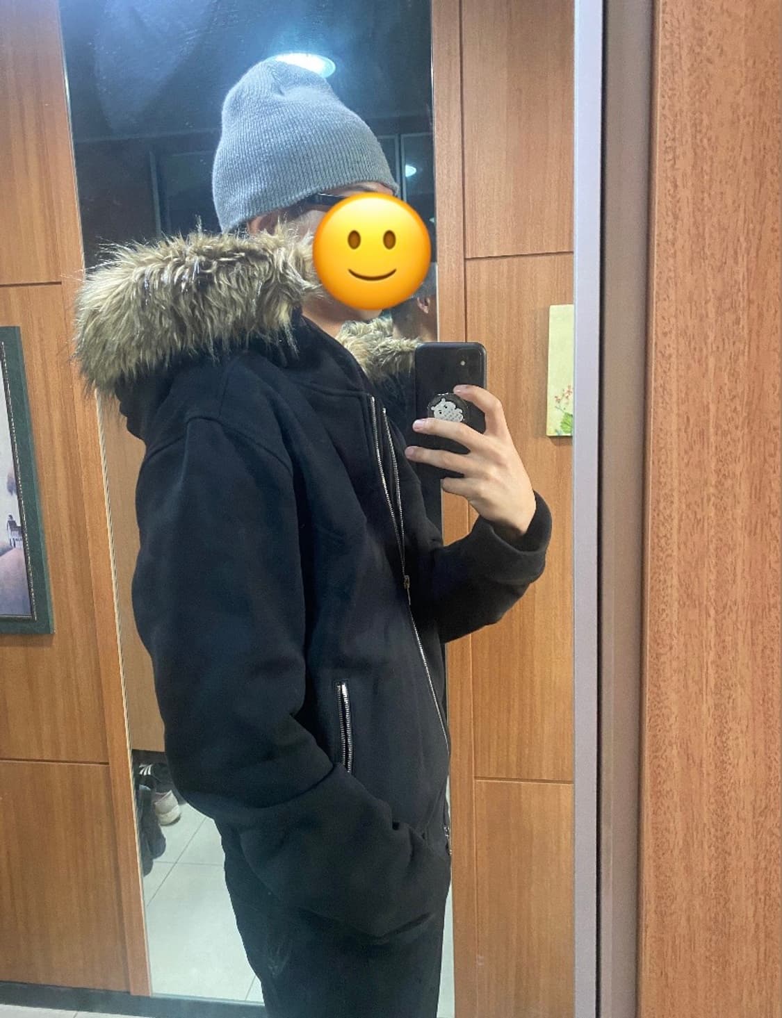 [XL] 비액세스 웨스턴 퍼 후드집업 상품이미지2