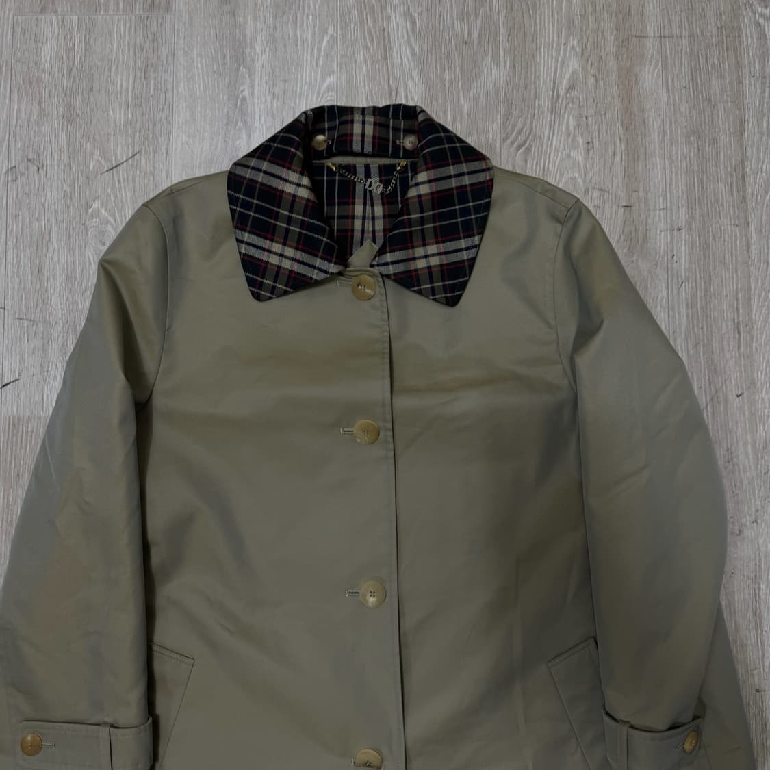 닥스 여성 클래식 체크 안감 트렌치코트 55-66  상품이미지2