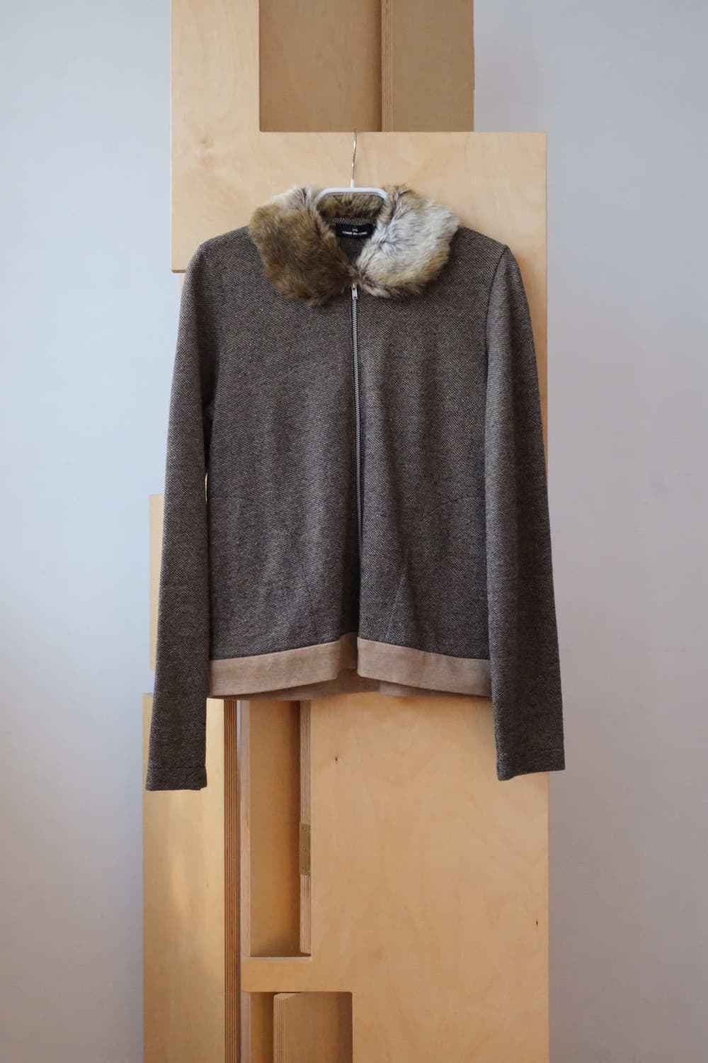 2000 Fur Docking Zip Cardigan 상품이미지1