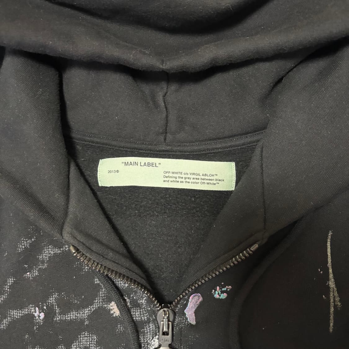 [S Size] 오프화이트 갤럭시 후드집업 상품이미지3