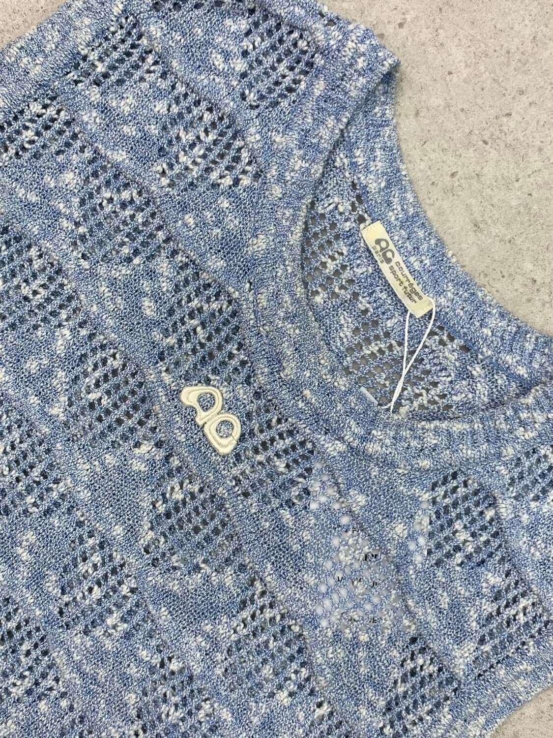 Courreges 꾸레쥬 스포츠퓨처 니트베스트 상품이미지2