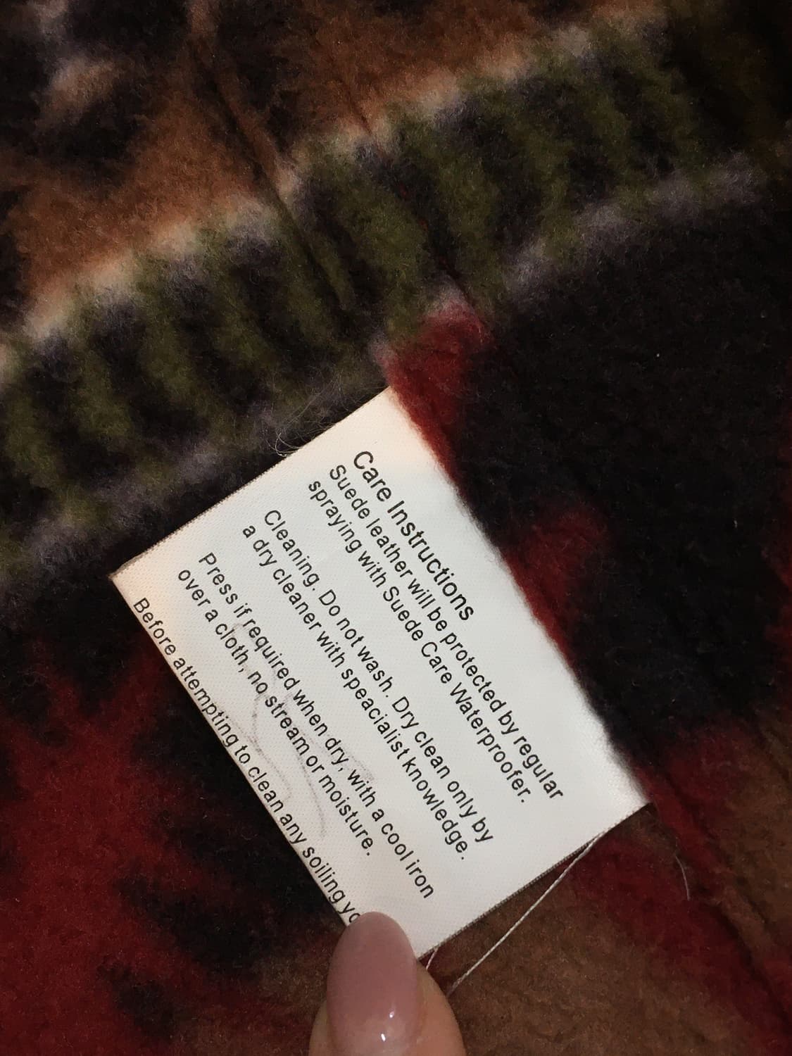 빈티지 뉴질랜드 램스킨 나바호 집업 상품이미지5