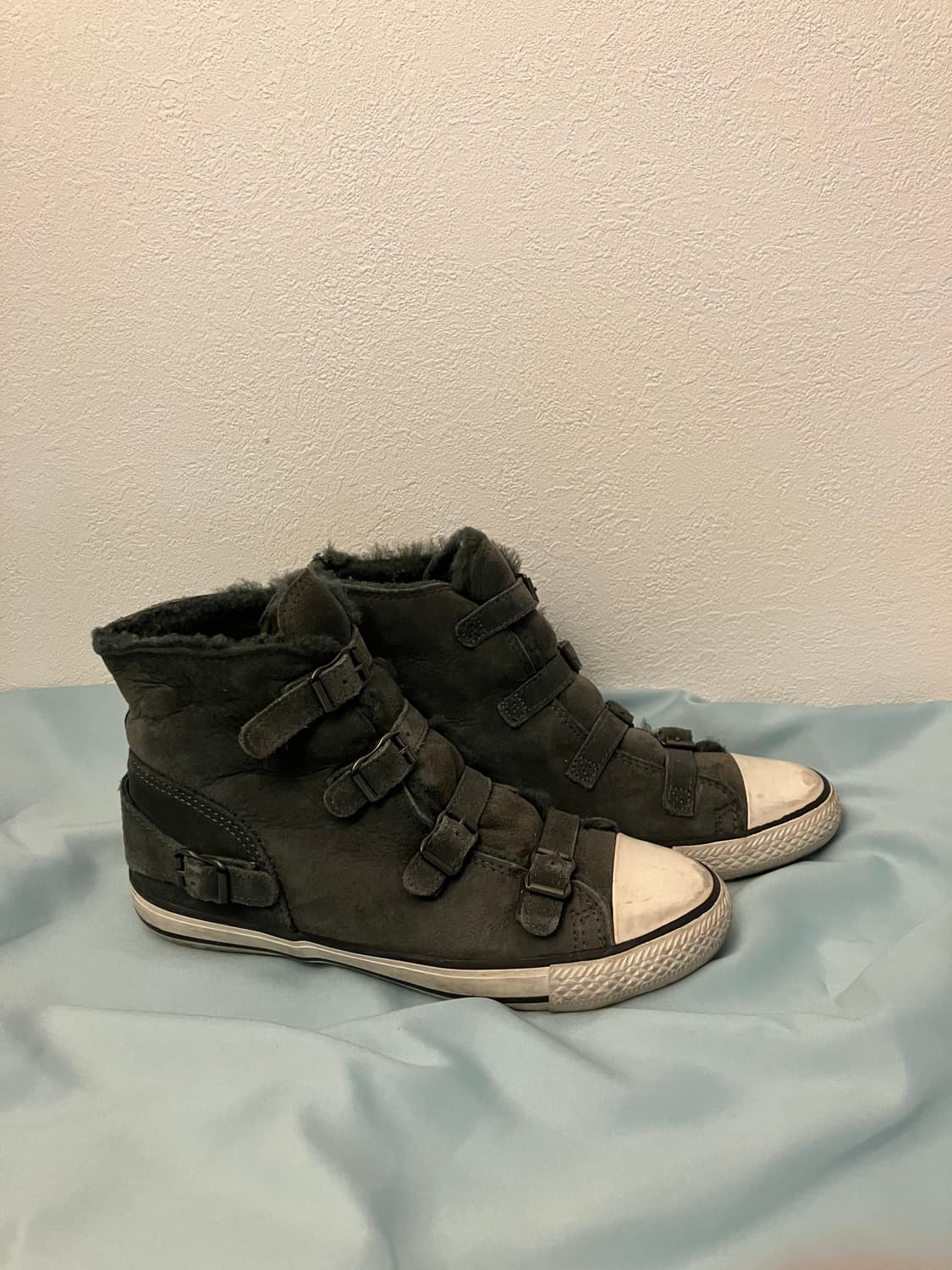 Ash 아쉬 퍼안감 하이탑 스니커즈 y2k 상품이미지3