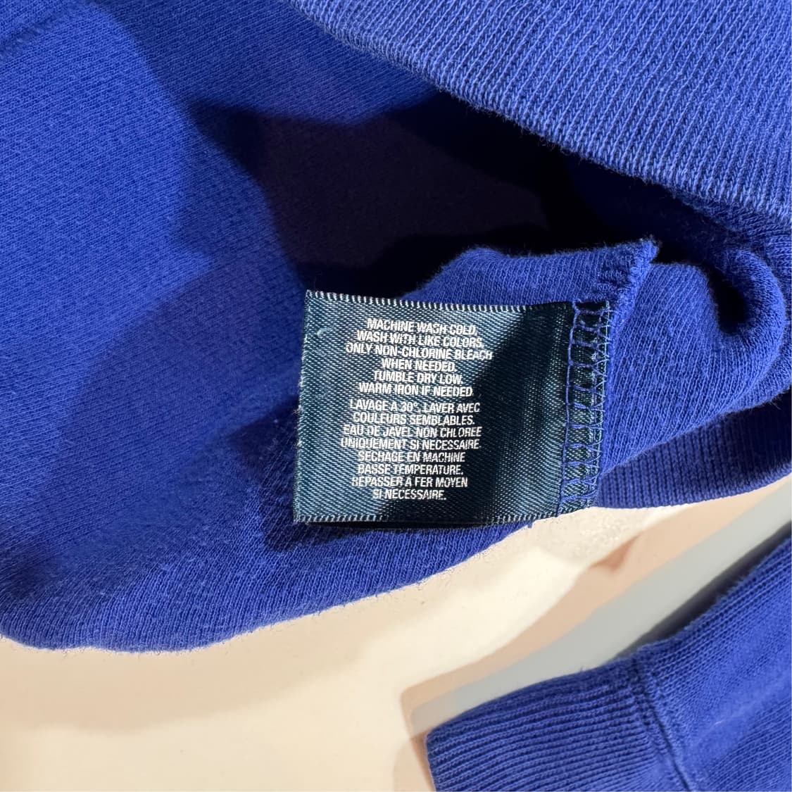 폴로 랄프로렌 하프집업 니트 블루 상품이미지4