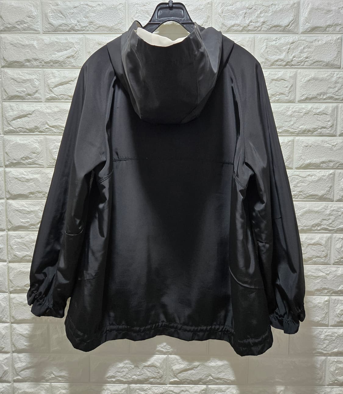 거의새것/ 지센 양가죽 배색 후드집업 자켓 100 상품이미지7