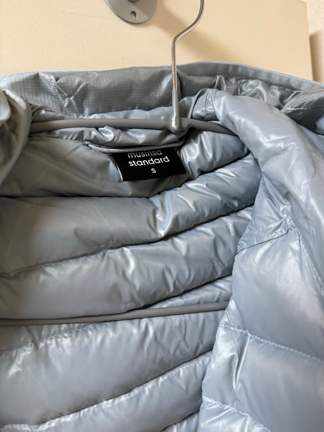 무탠다드 경량패딩 클라우디블루 S 상품이미지2