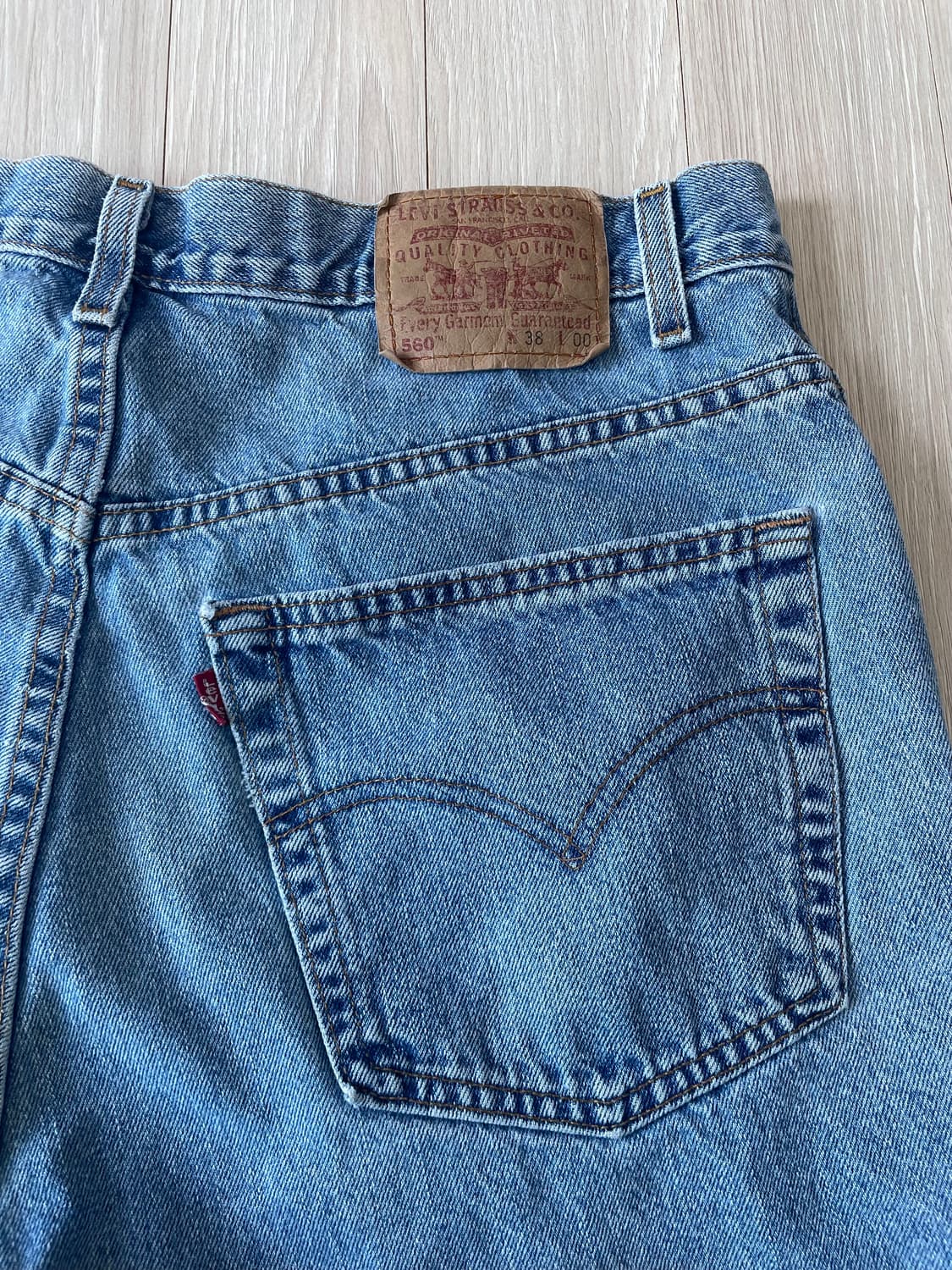 01년 vintage levis 560 루즈핏 쇼츠 상품이미지3