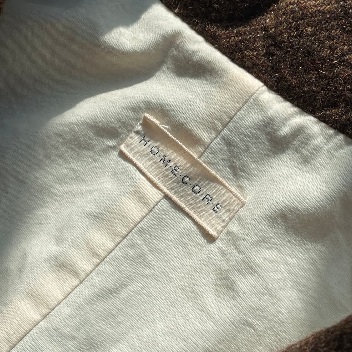 홈코어 Homecore 퀼팅 울 자켓 M사이즈 상품이미지4