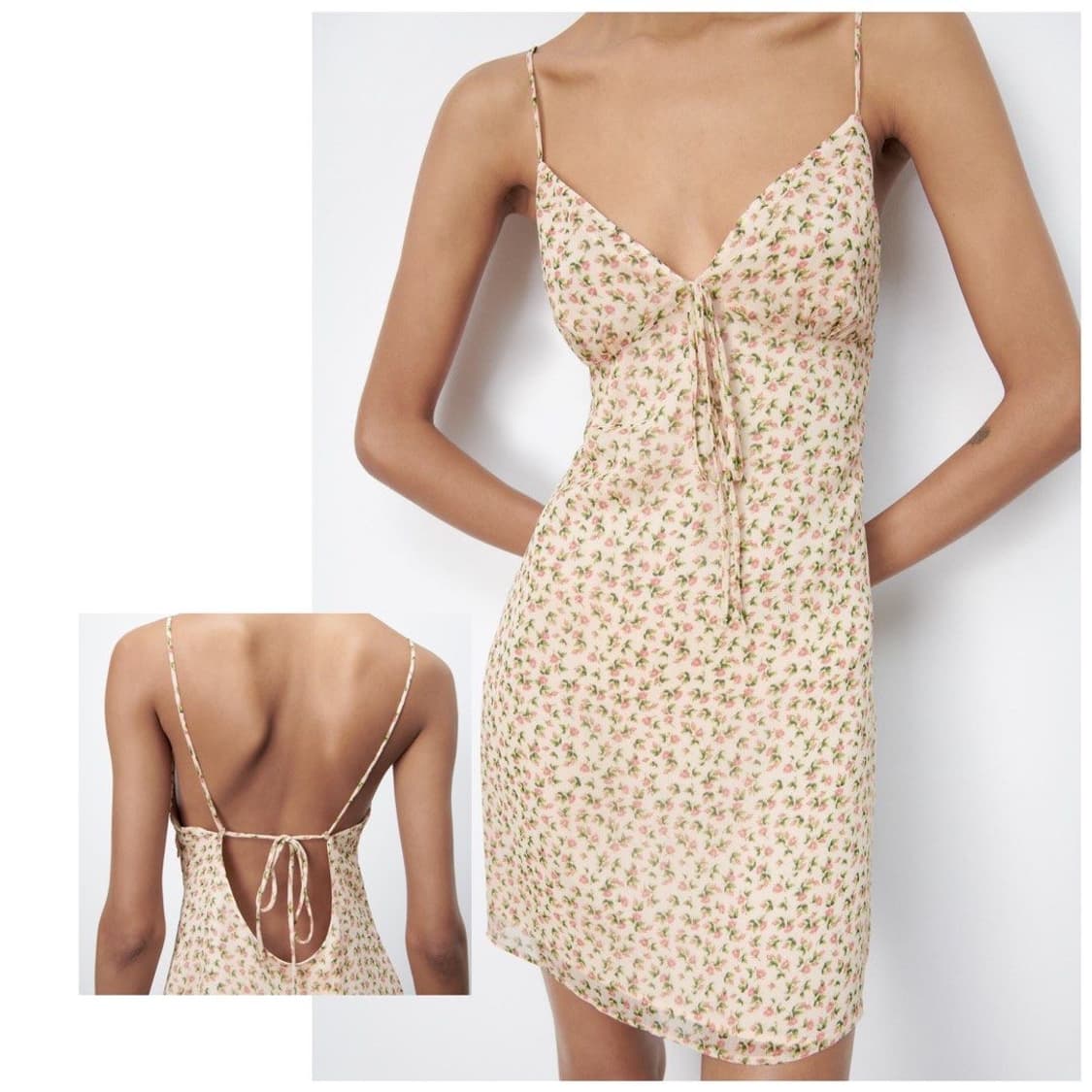 자라 플라워 미니원피스 상품이미지2