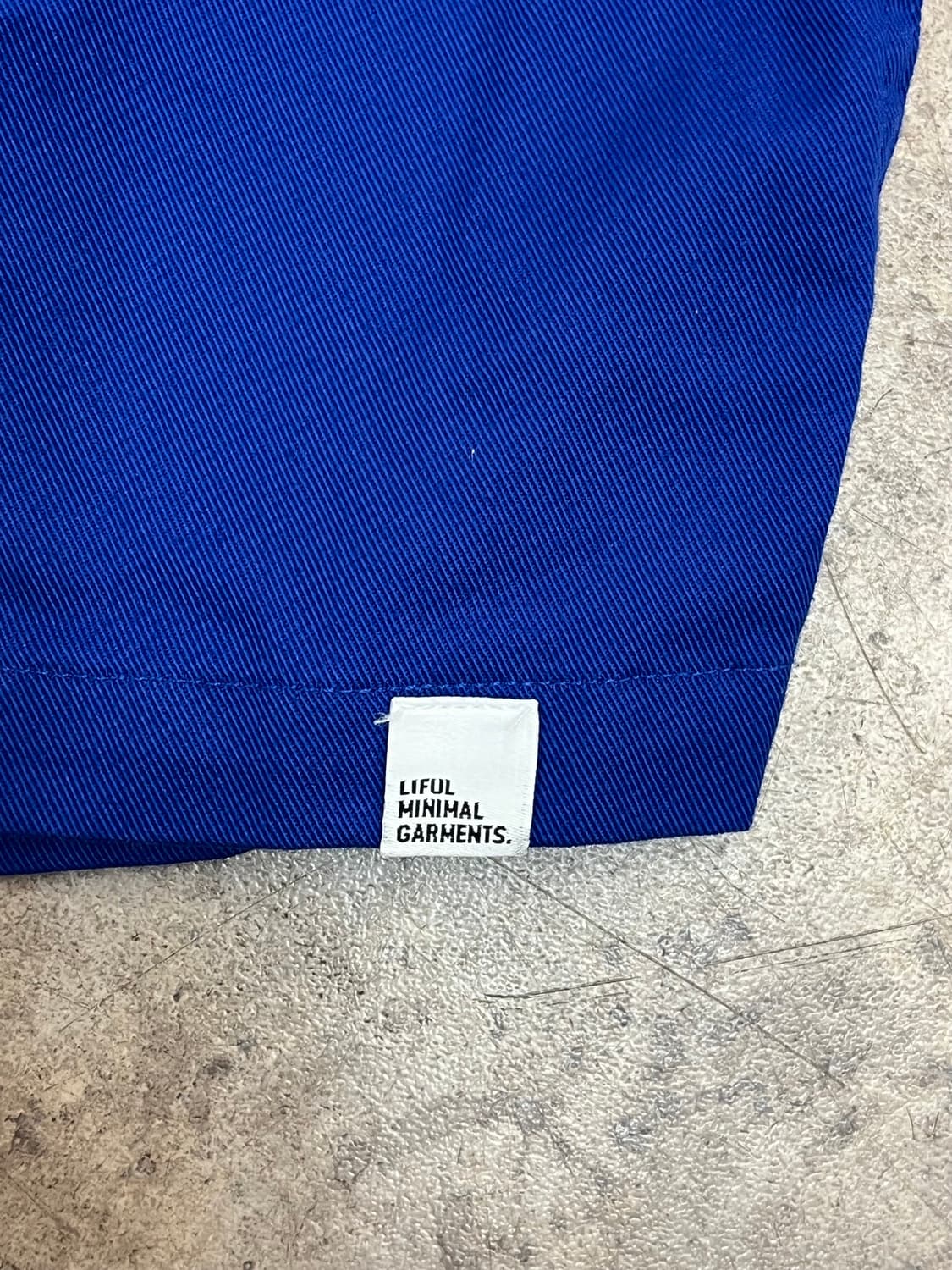 라이풀 스냅 오버 버튼 셔츠 블루 S #csz3664 상품이미지5