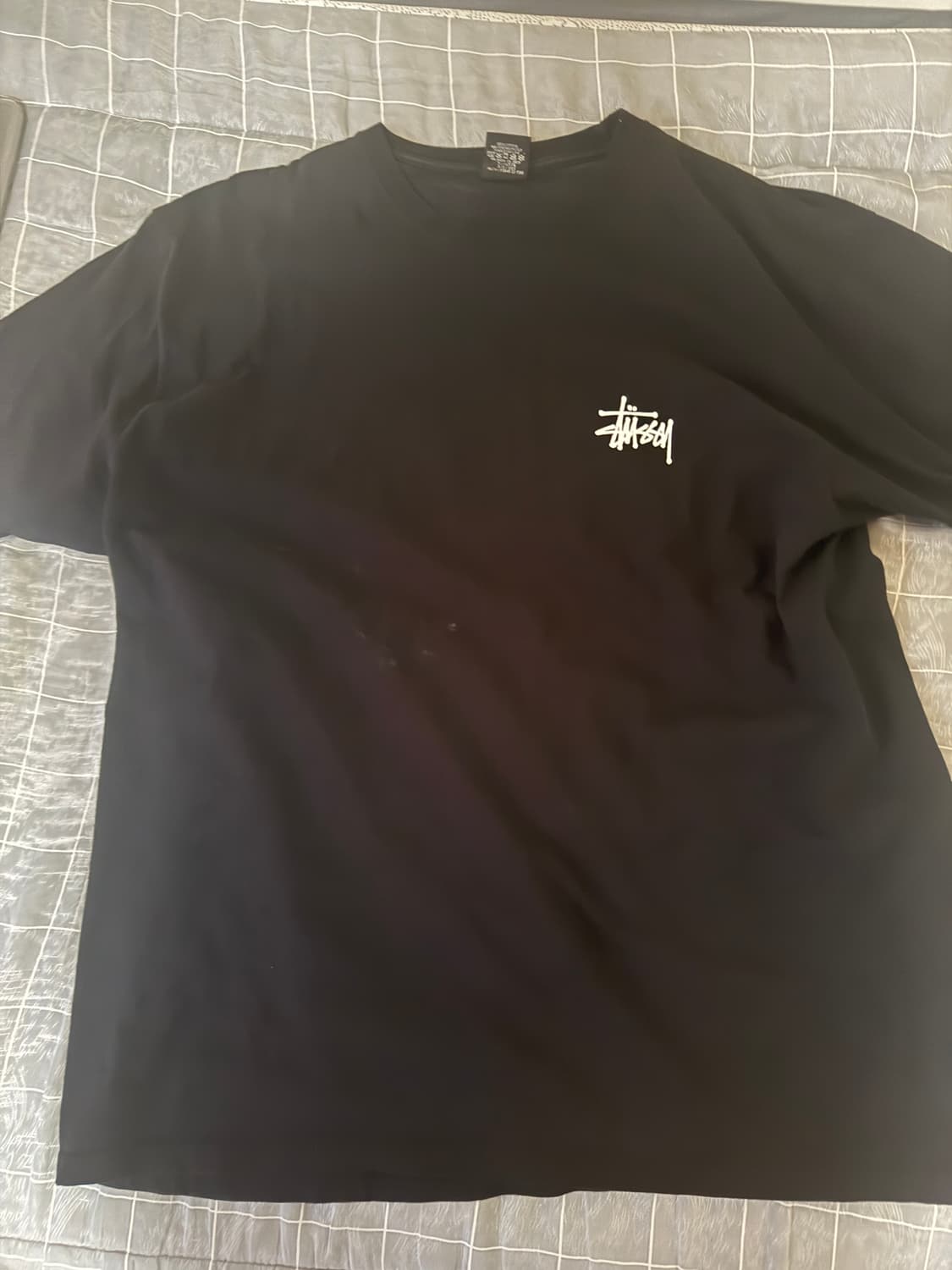 스투시 베이직 반팔 티셔츠 블랙 XL 상품이미지3