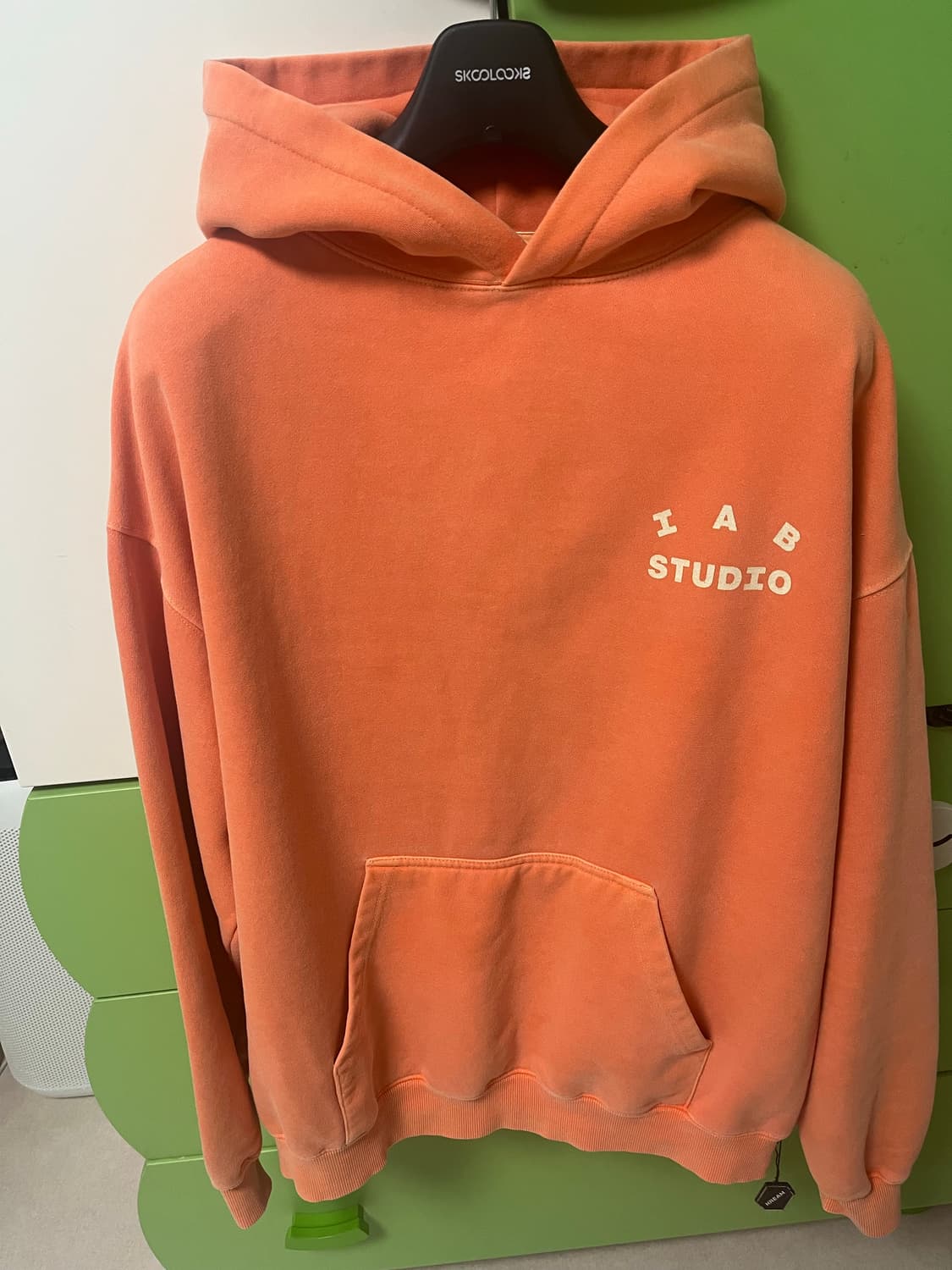 아이앱 스튜디오 피그먼트 후드 살몬 상품이미지1