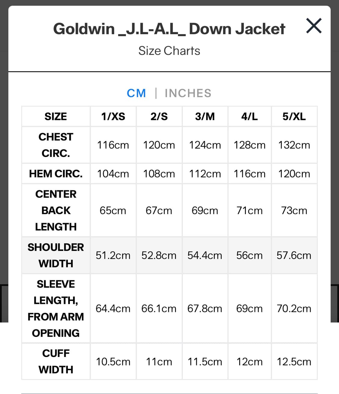 골드윈 X J.L-A.L 다운자켓 애프터다크 2사이즈 새제품 팝니다 상품이미지2