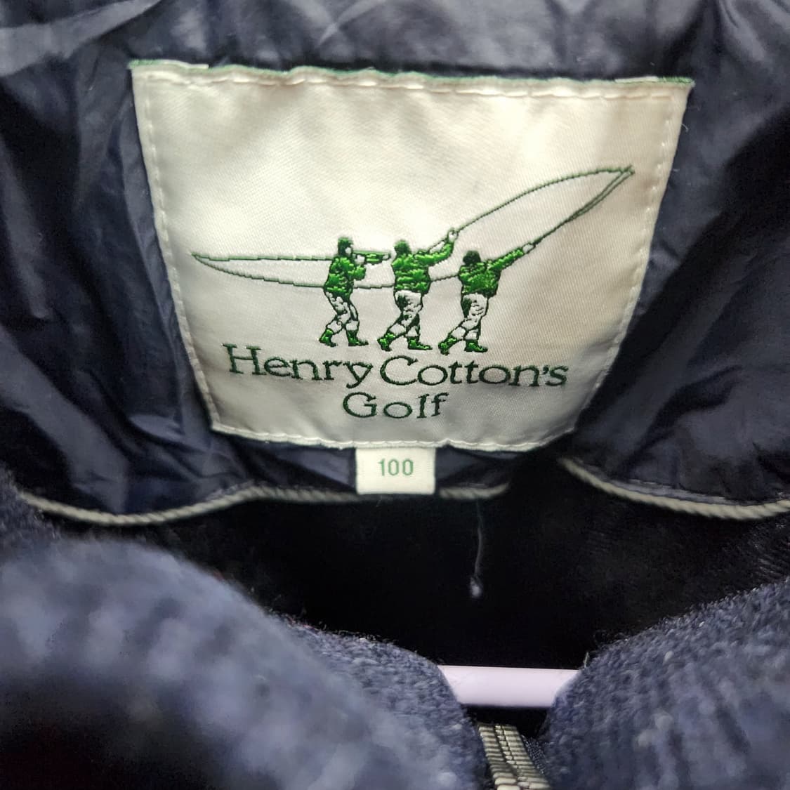 헨리코튼 골프 방풍 니트 구스다운 패딩L 상품이미지4