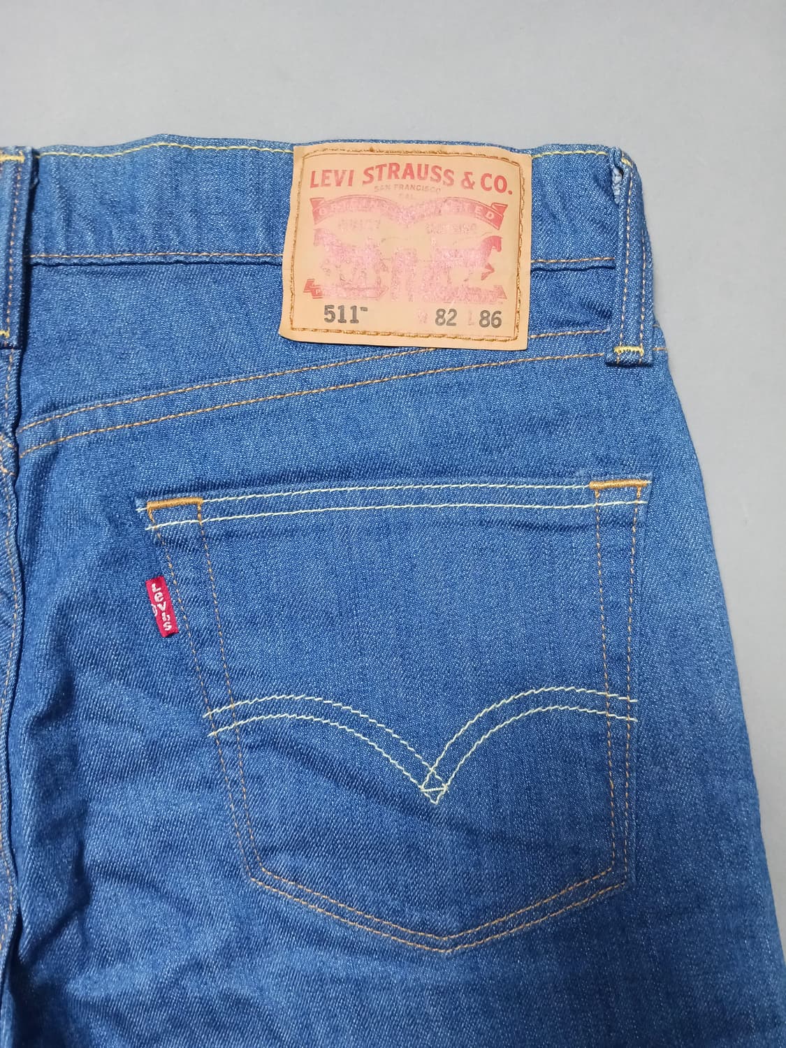 [32] 리바이스 511 블루 생지 슬림진 청바지 상품이미지9