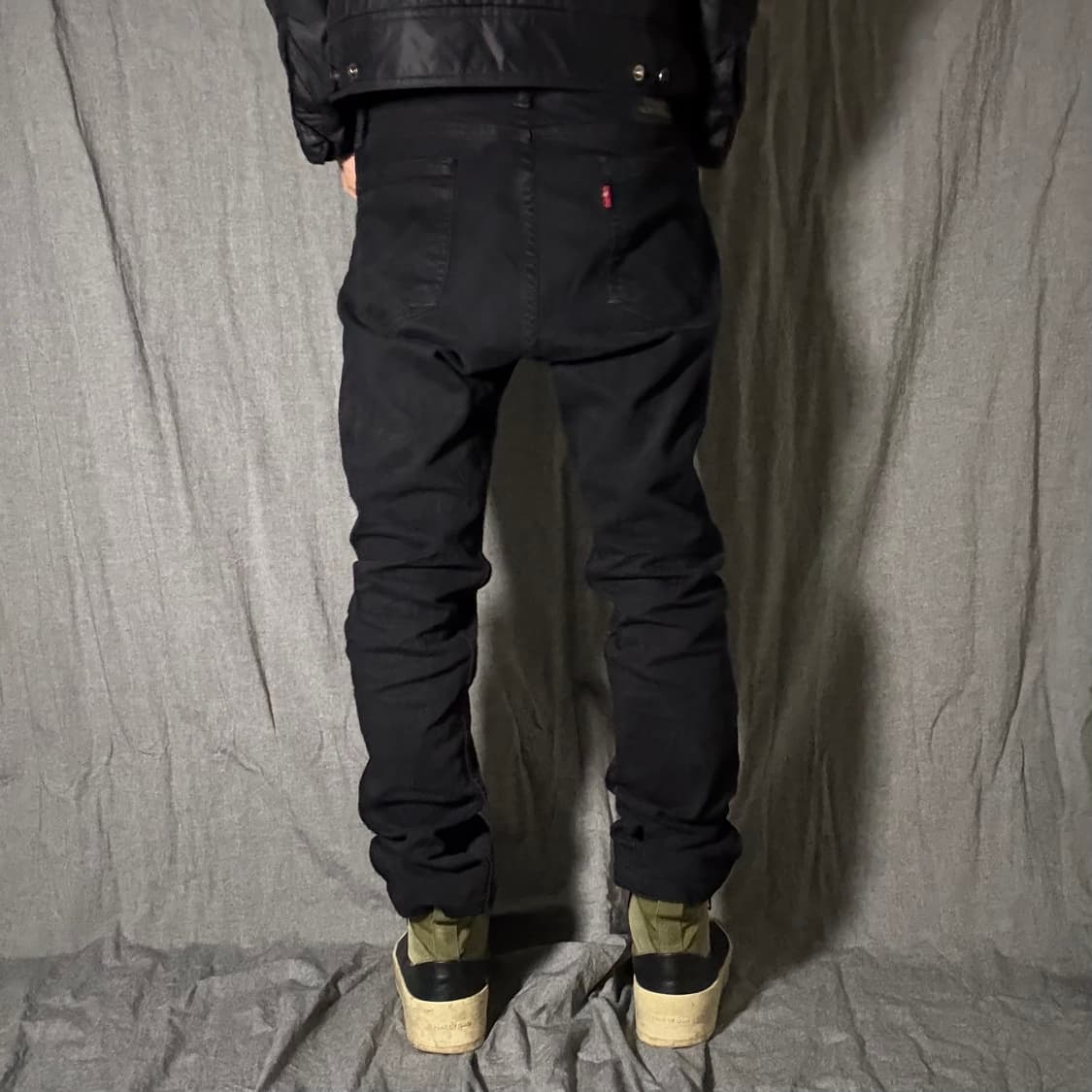 코르티스핏 리바이스 흑청 데님팬츠 상품이미지4