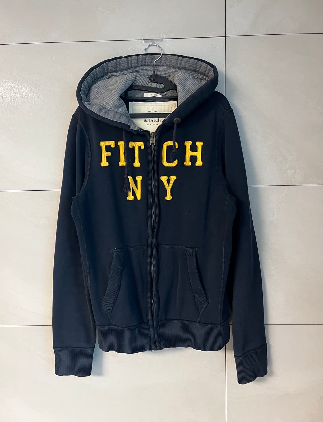 아베크롬비 후드집업 네이비 (L) 상품이미지3