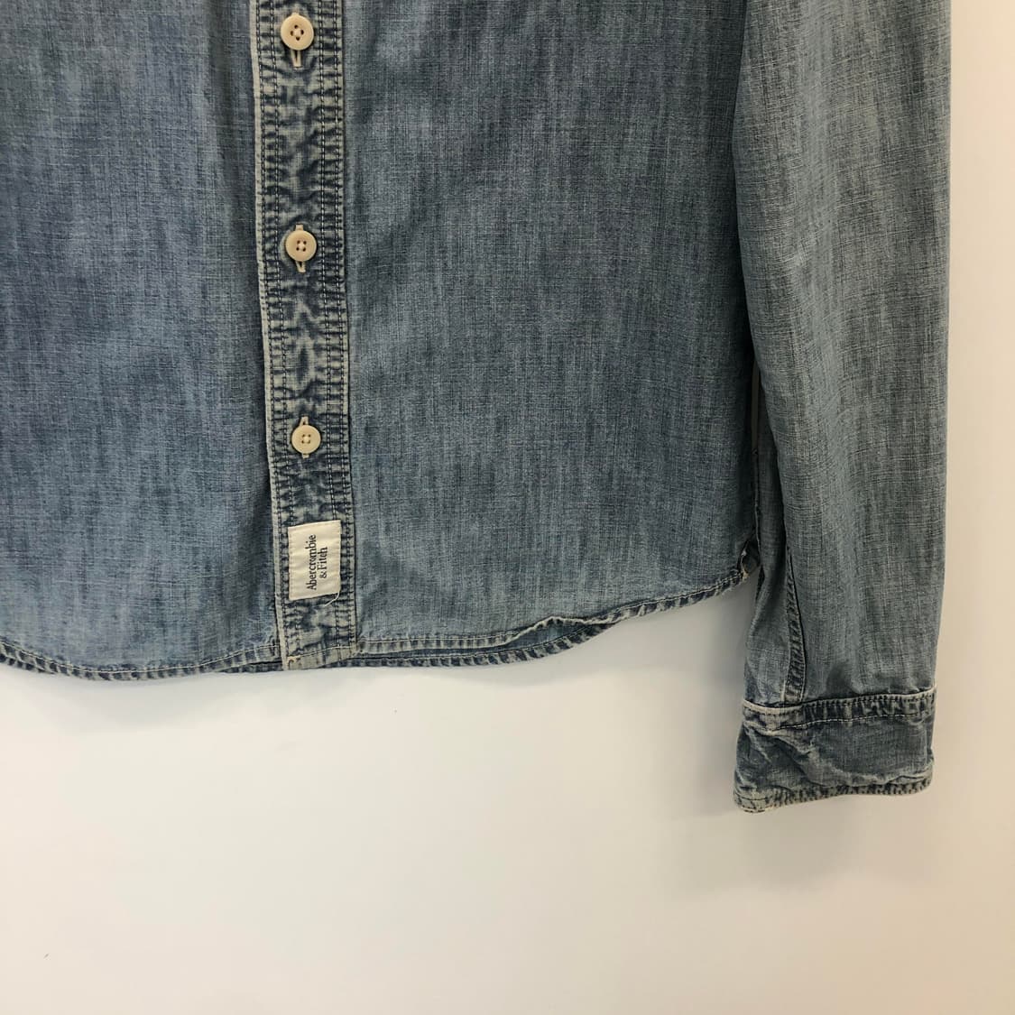 아베크롬비 샴브레이 데님셔츠 L 상품이미지3
