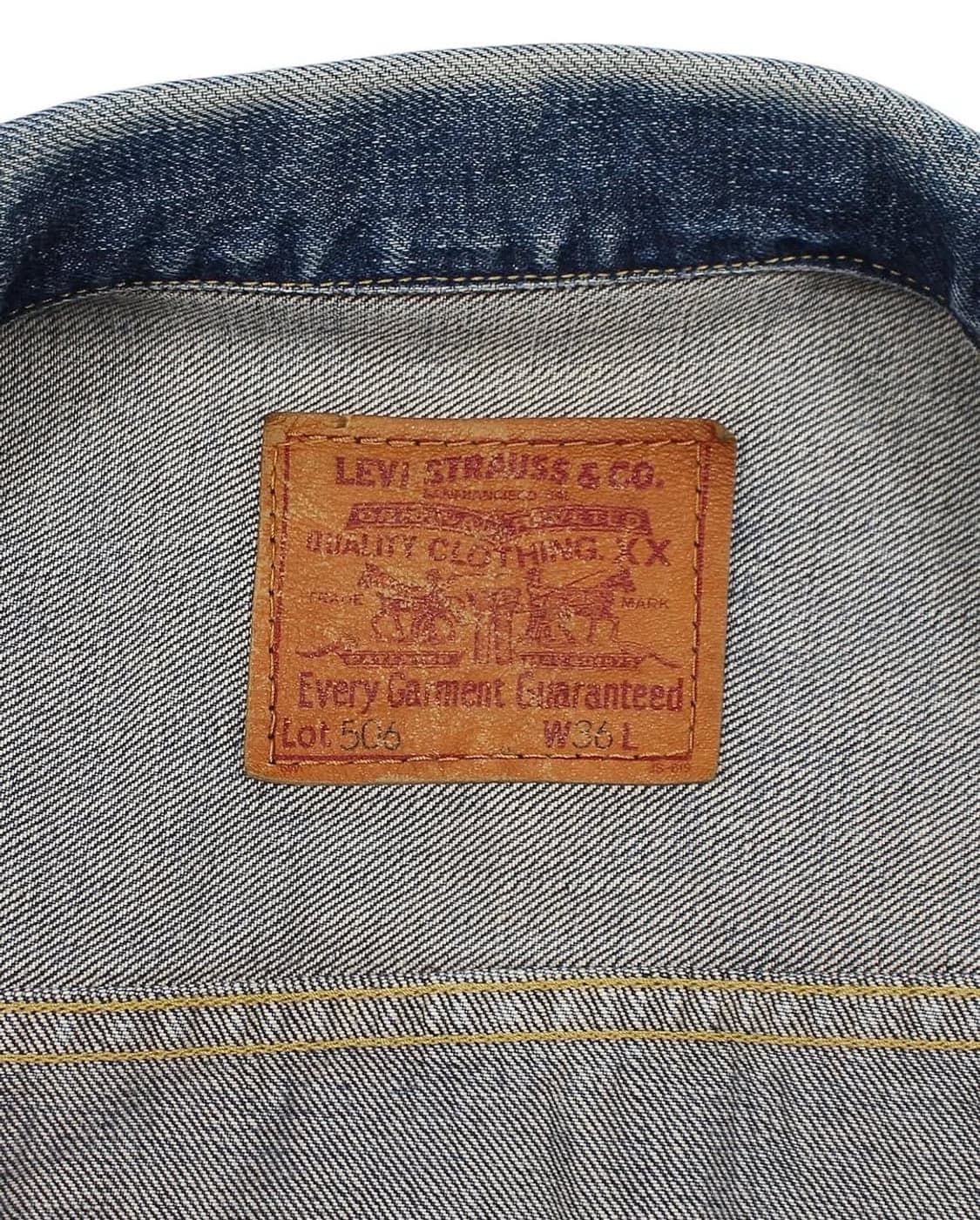 [36] 1996 LVC 71506XX 타입 1 데님 자켓 상품이미지4