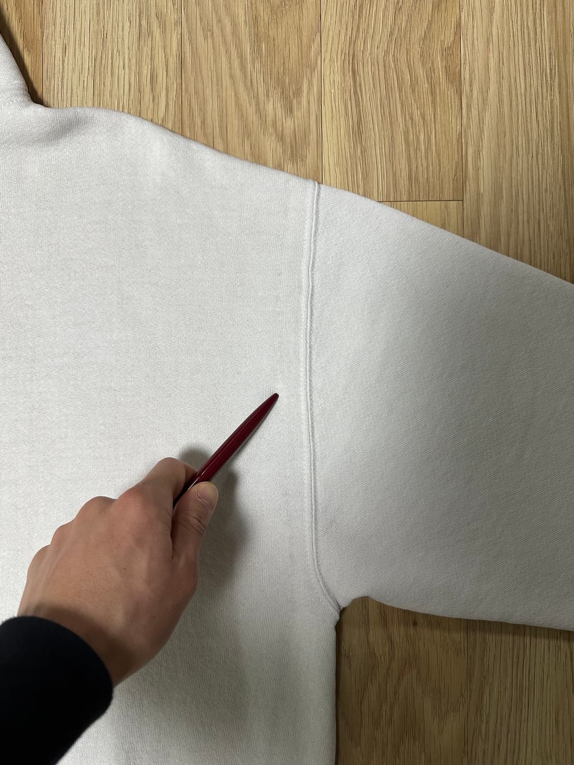 90s 빈티지 러셀 후드 화이트 L 상품이미지9