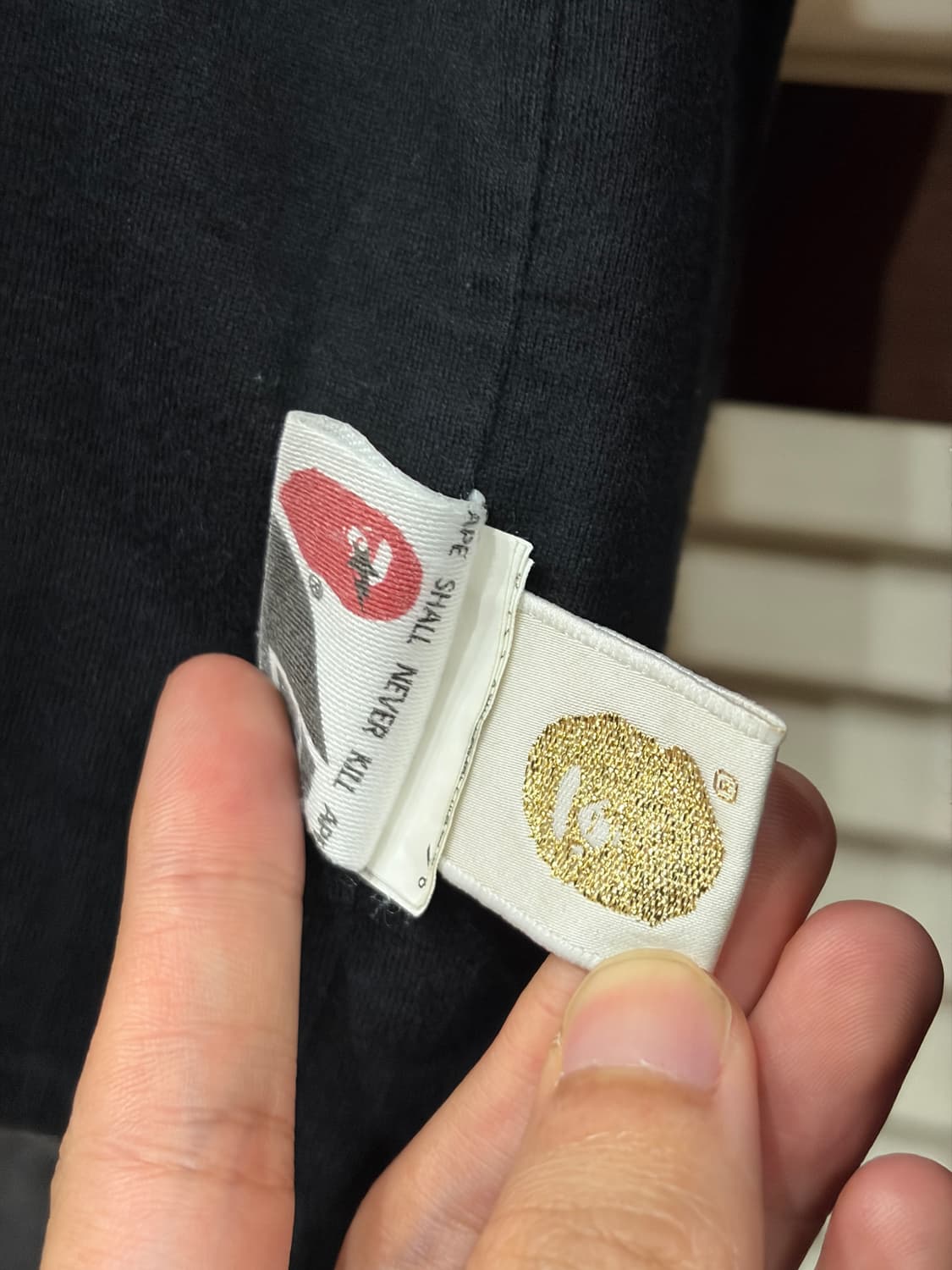 J148 00s Bape 베이프 카모 리버시블 롱슬리브 상품이미지7