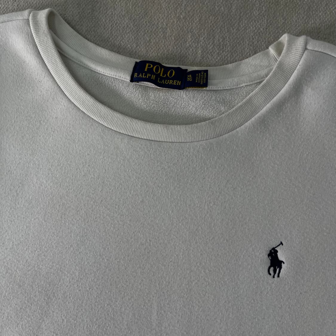 105 폴로랄프로렌 스몰포니 화이트 맨투맨  상품이미지2