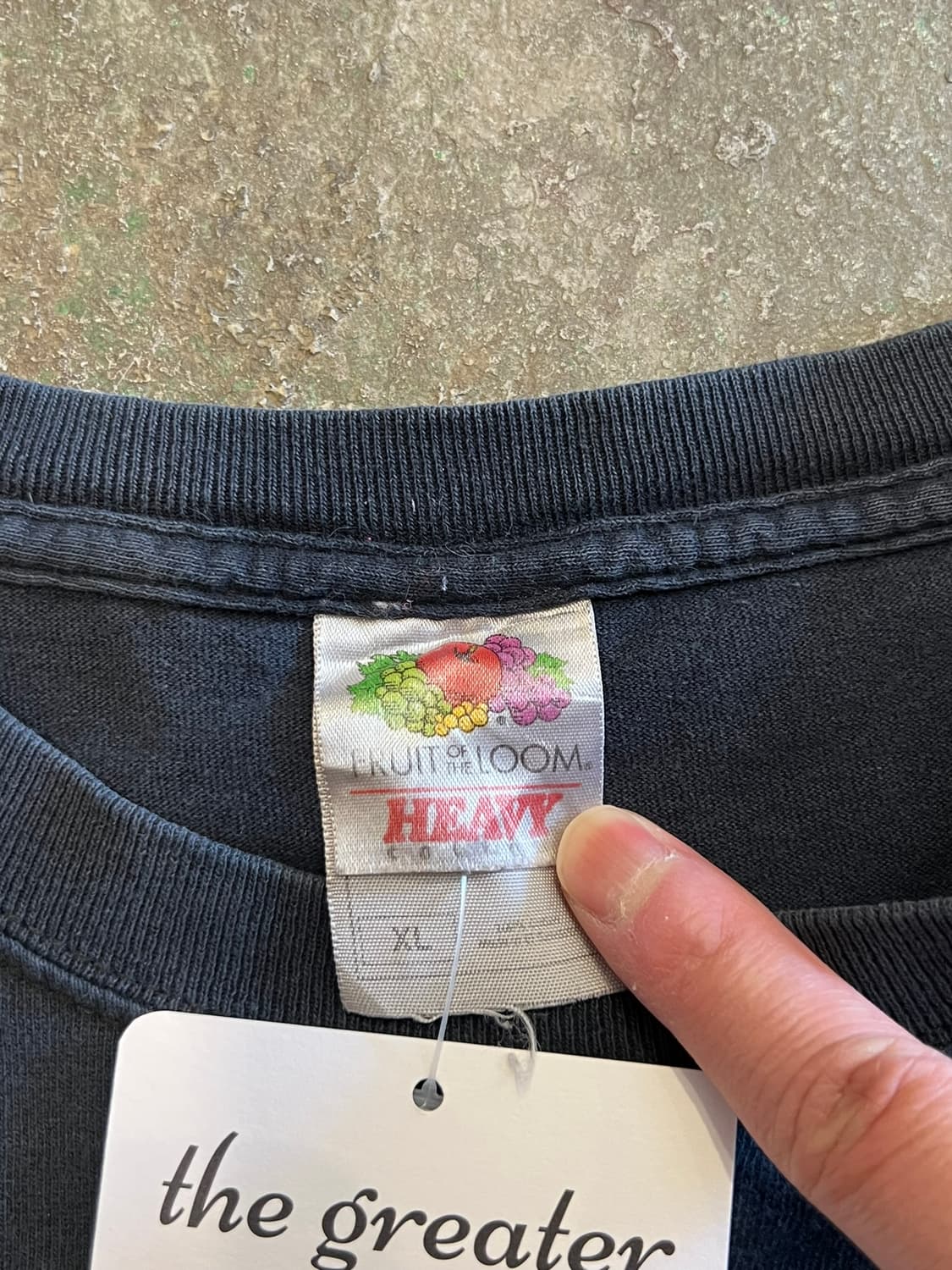 00's [XL] 빈티지 건즈앤로지스 바이커 밴드티 프룻오브더룸 페이딩 상품이미지8