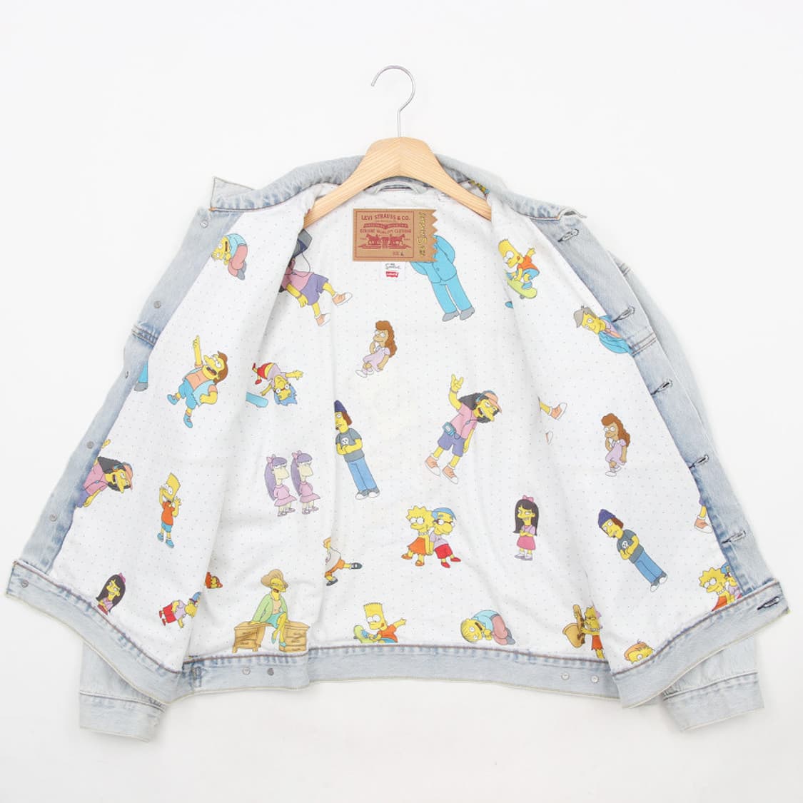 리바이스X심슨 콜라보 데님 자켓 상품이미지5