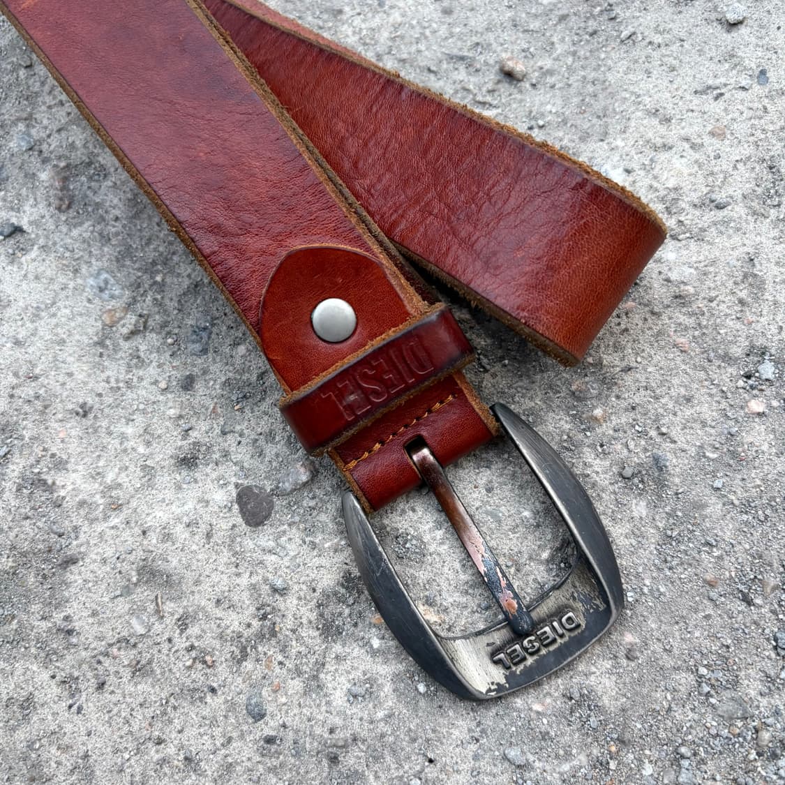 디젤 리얼 가죽 벨트 상품이미지2