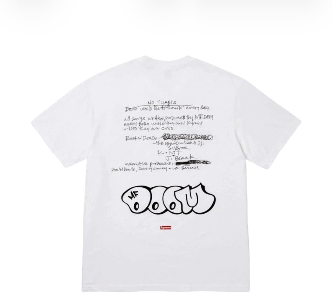 MF doom X supreme 티셔츠 상품이미지2