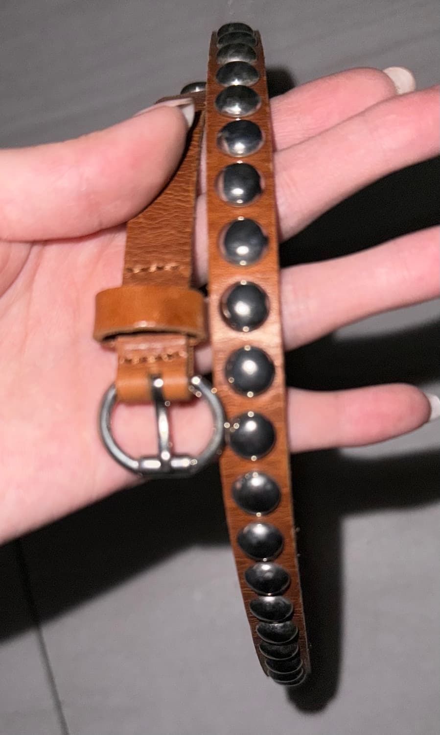 ꧁Silver circle belt꧂ 웨스턴 벨트 상품이미지4