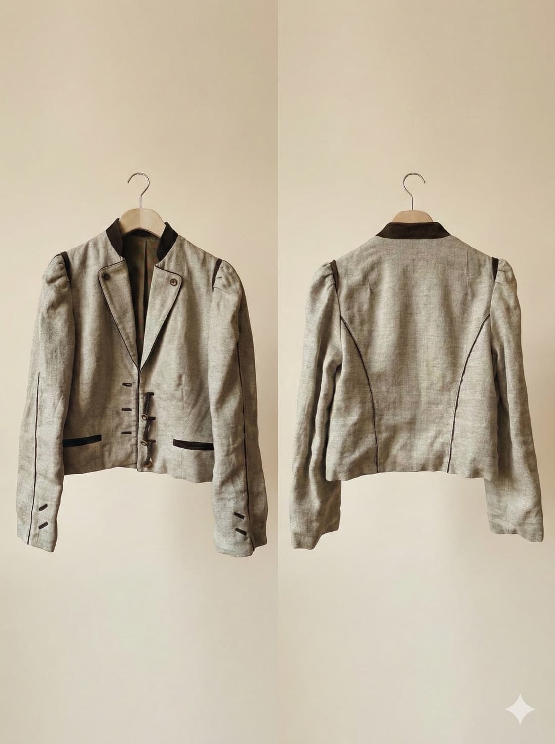 Erlmeier 레더트라흐트 린넨 자켓 상품이미지3