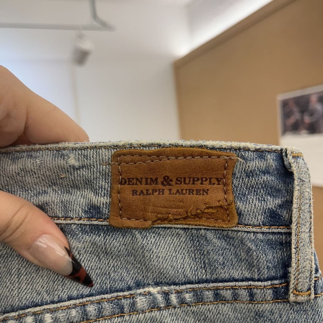 데님 앤 서플라이 그런지 디스트로이드 데님팬츠 27인치 C08427 상품이미지5