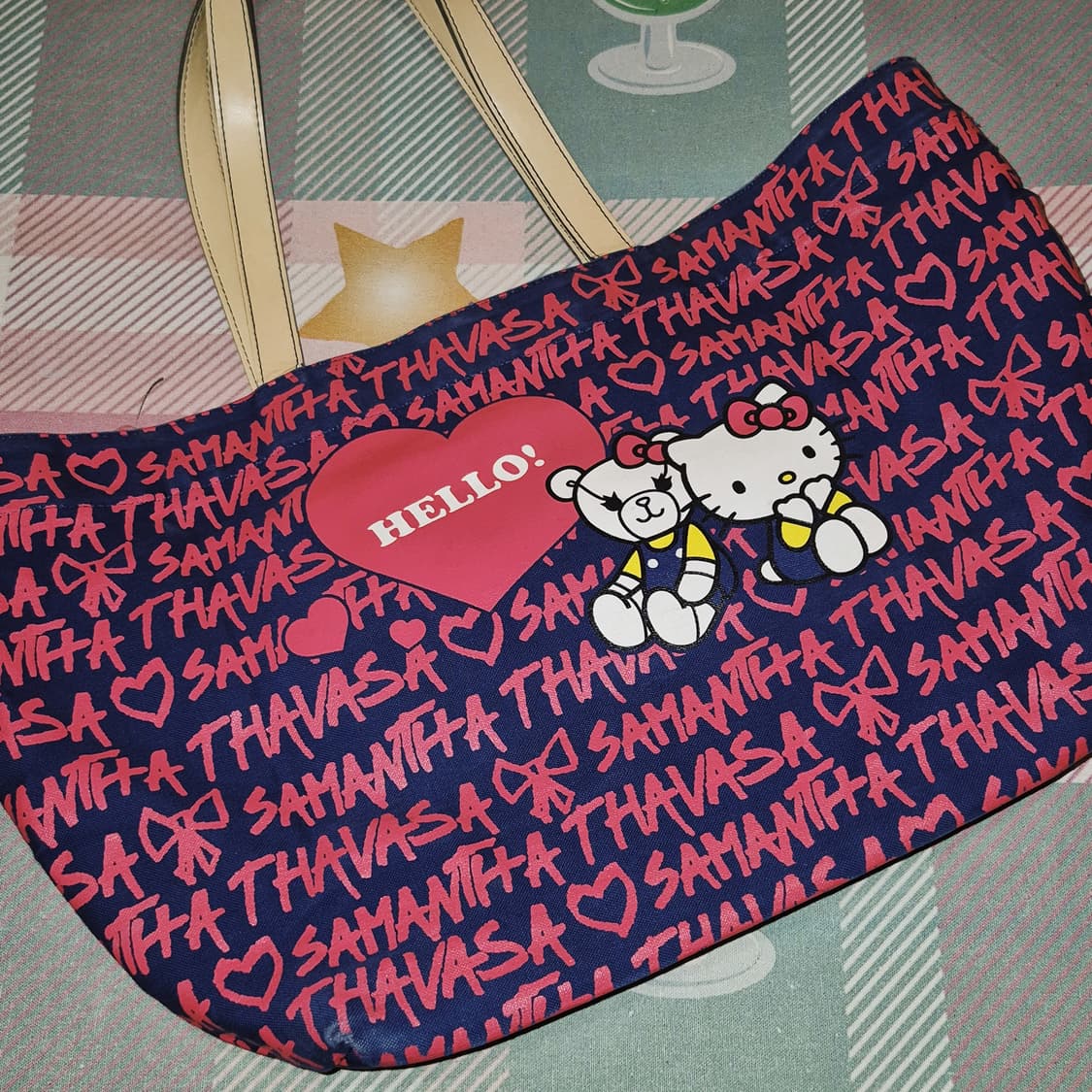 사만다타바사 x 키티 콜라보 빅 쇼퍼백 상품이미지10