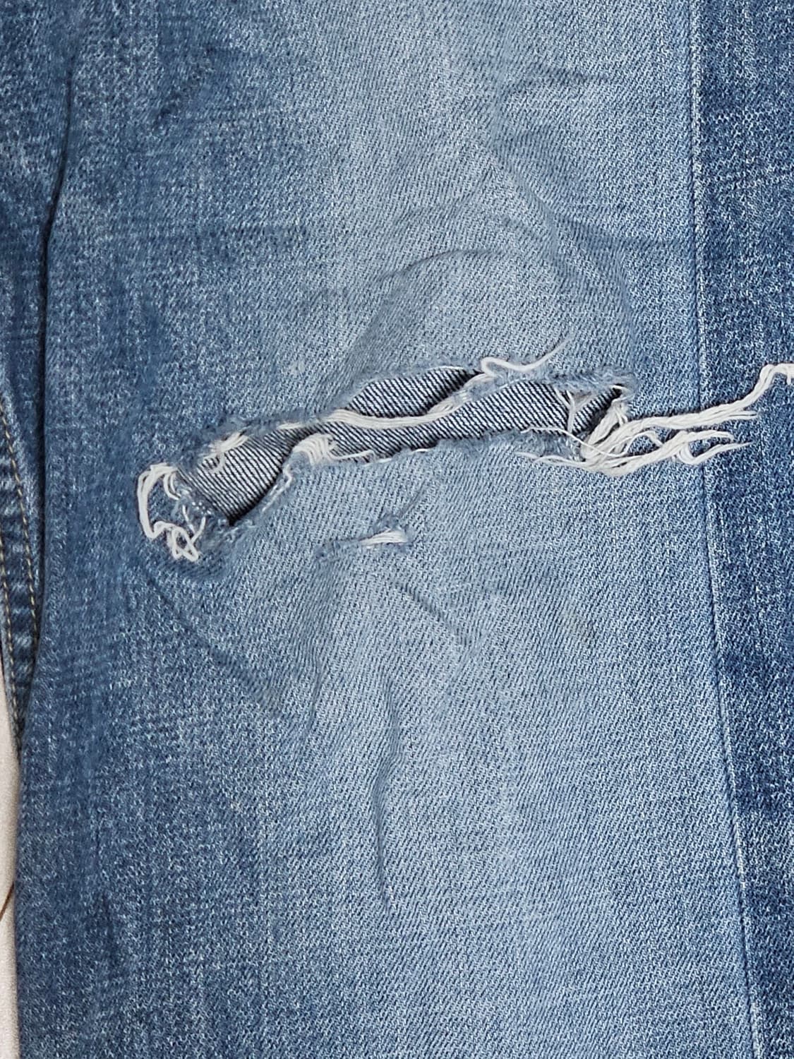 Levis 리바이스 569 루즈 스트레이트 찢청바지 데미지 워싱 데님팬츠 상품이미지3