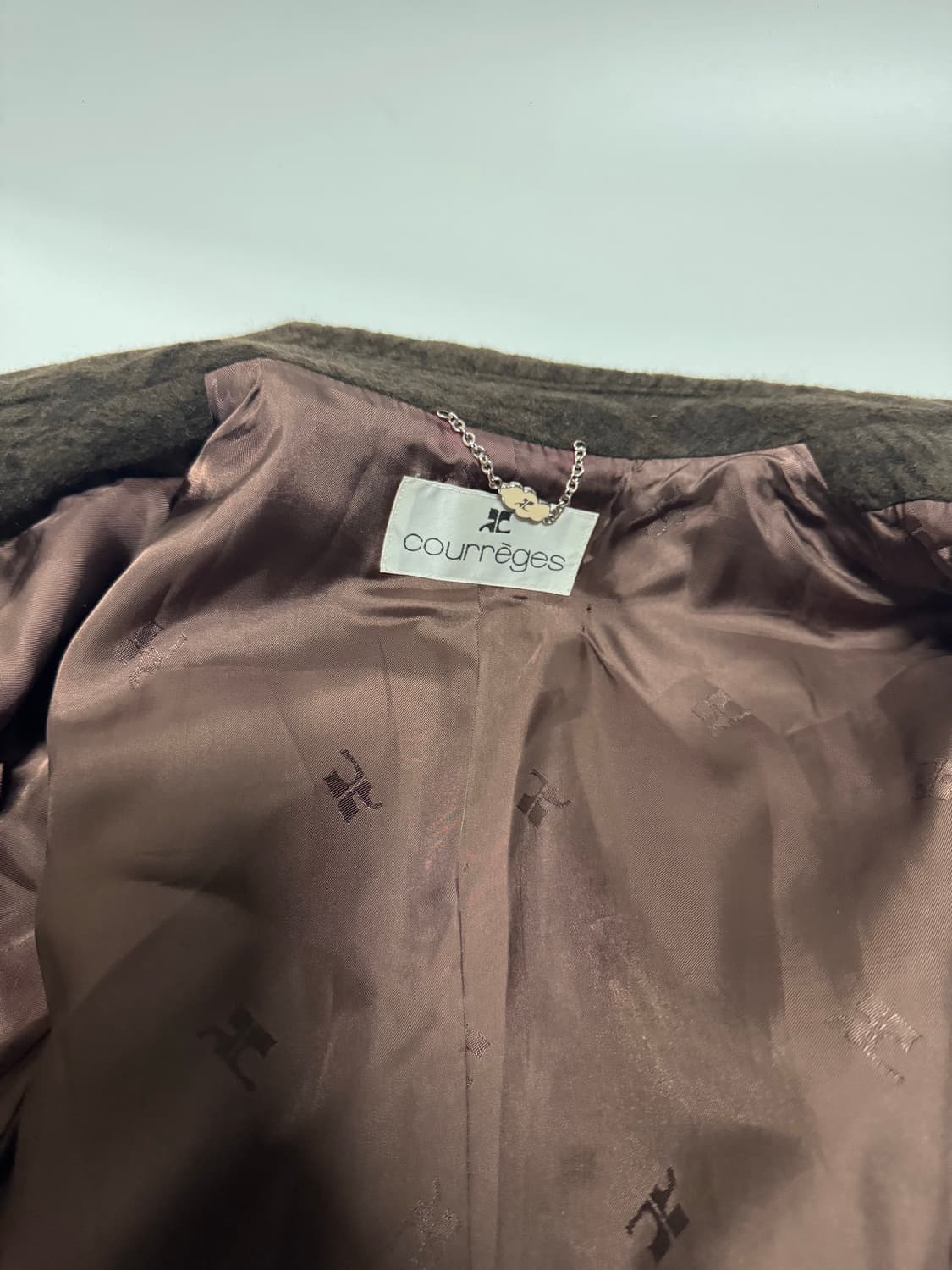 꾸레쥬 courreges 앙고라 코트자켓 상품이미지7