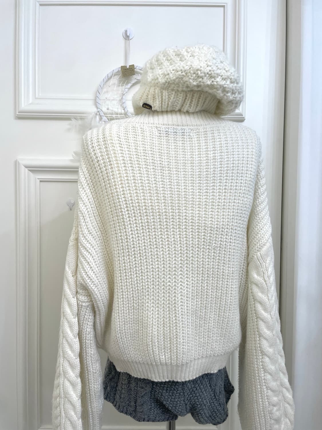 ivory twist basic cardaign&twist sleevel 상품이미지4