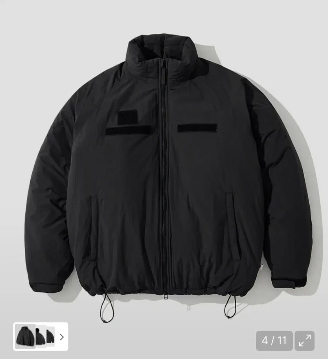 (새상품)아웃스탠딩 패딩 PRIMALOFT LEVEL 7 블랙 L 상품이미지4