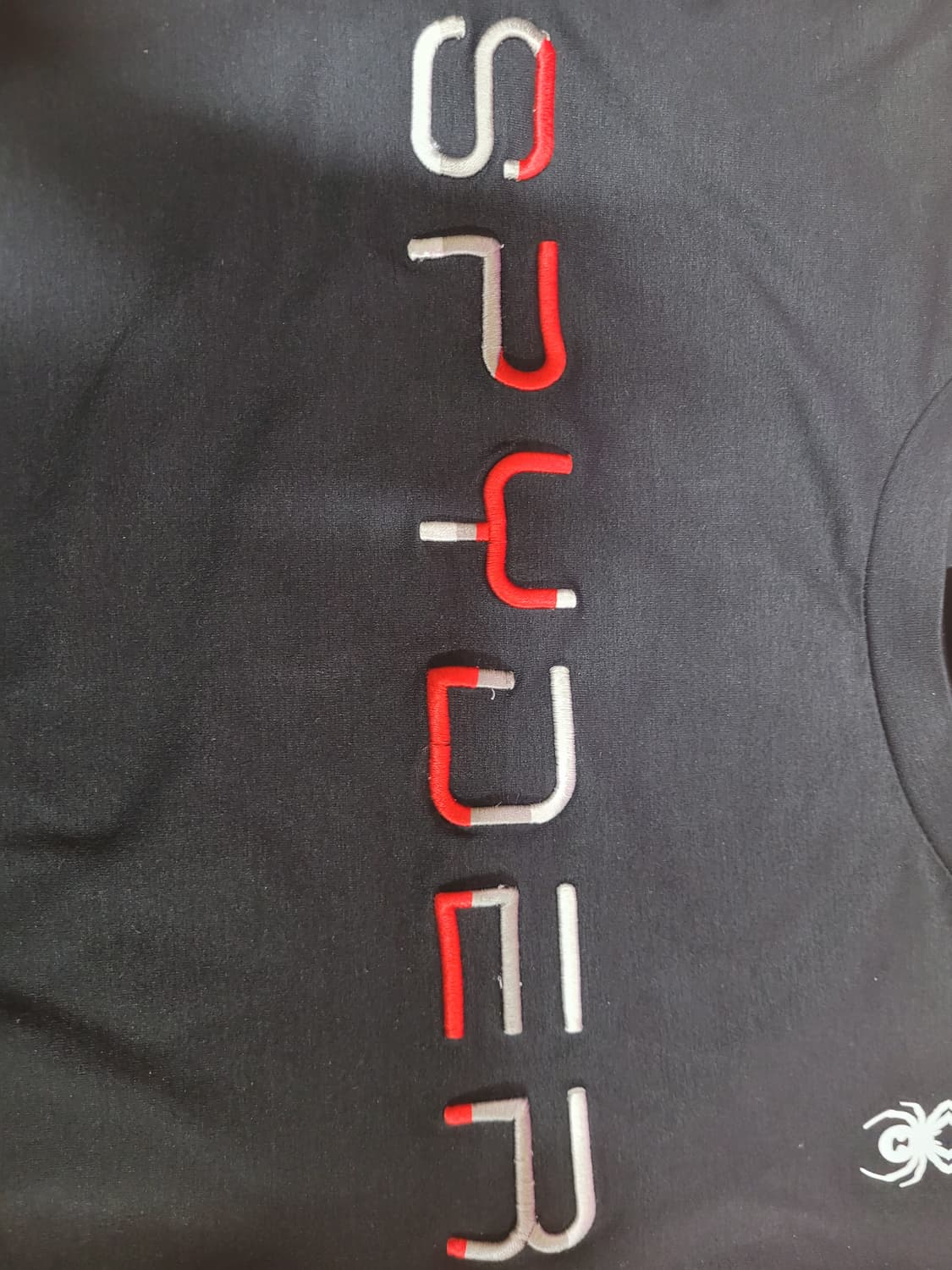 스파이더 자수 로고 반팔티 상품이미지2