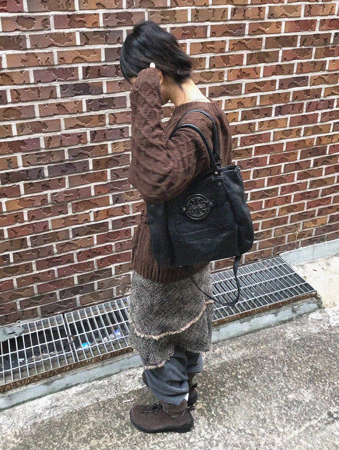 vintage fringe wool skirt 상품이미지2