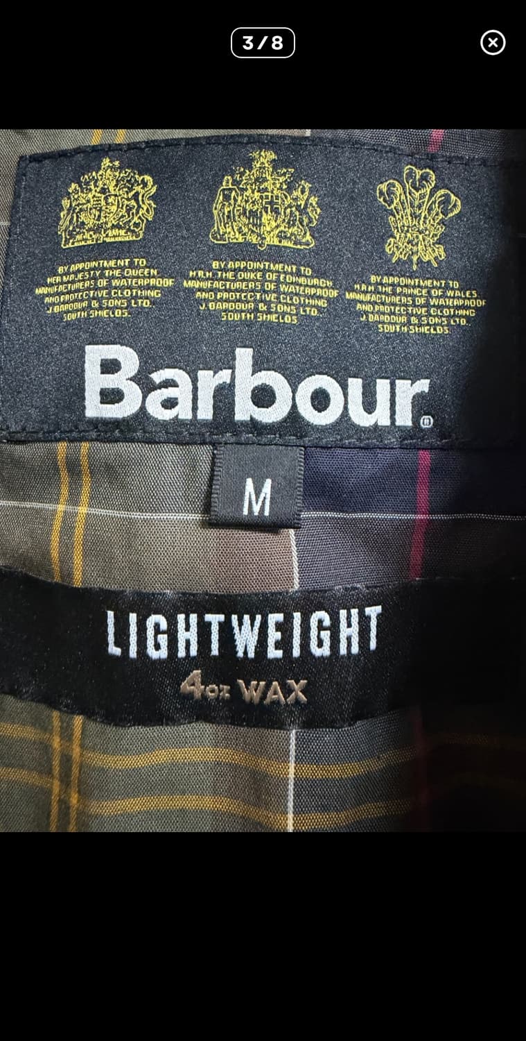 바버 4온스 왁스 자켓 상품이미지3
