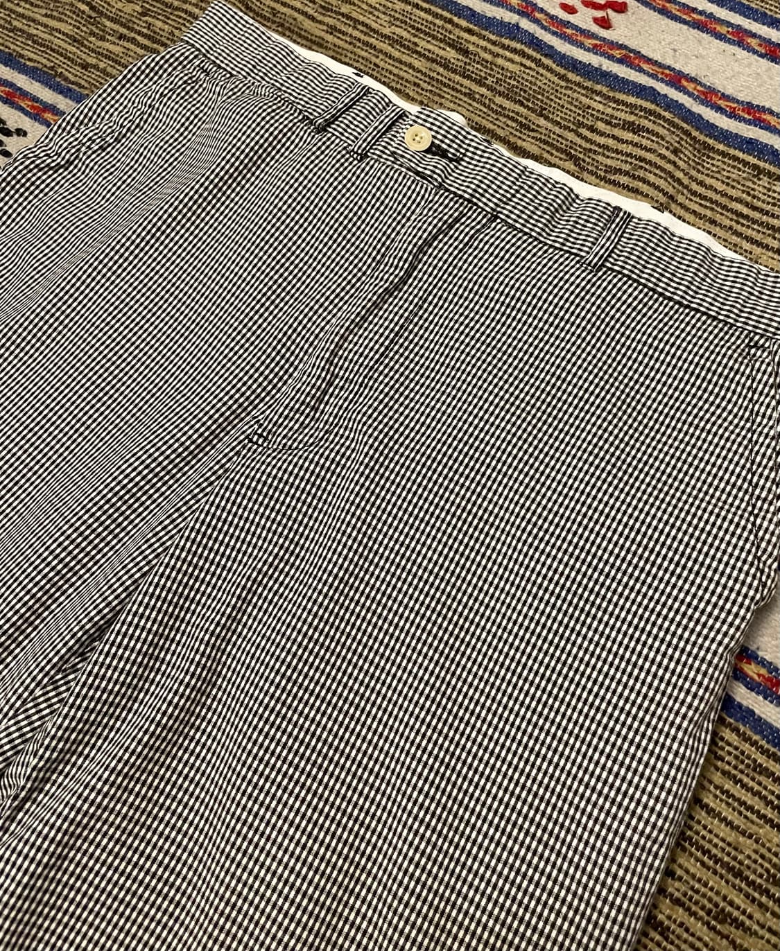(32~33)POLO 폴로랄프로렌 깅엄체크 신치백 쇼츠 반바지 상품이미지3
