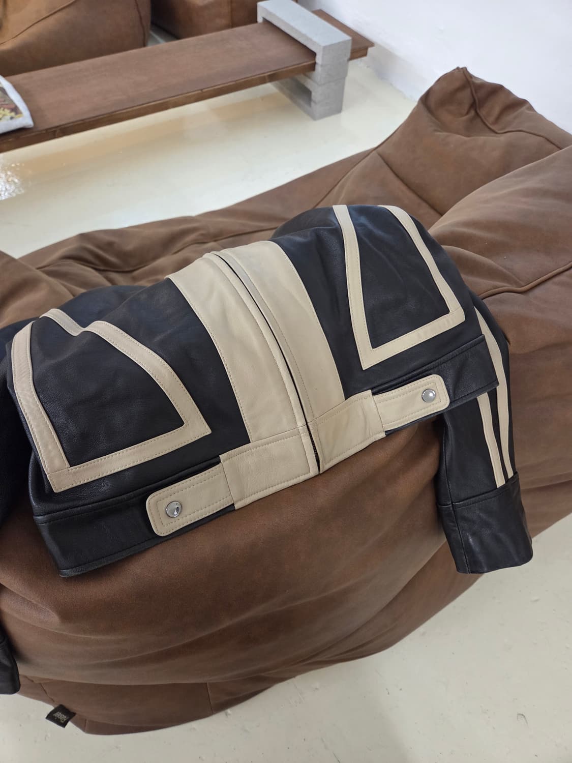 PECD 사이드라인 램스킨 레더 자켓 상품이미지7