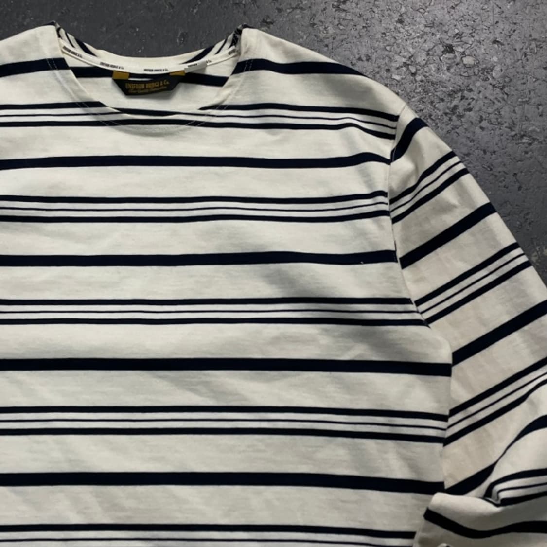 105 유니폼브릿지 단가라 롱슬리브 상품이미지2